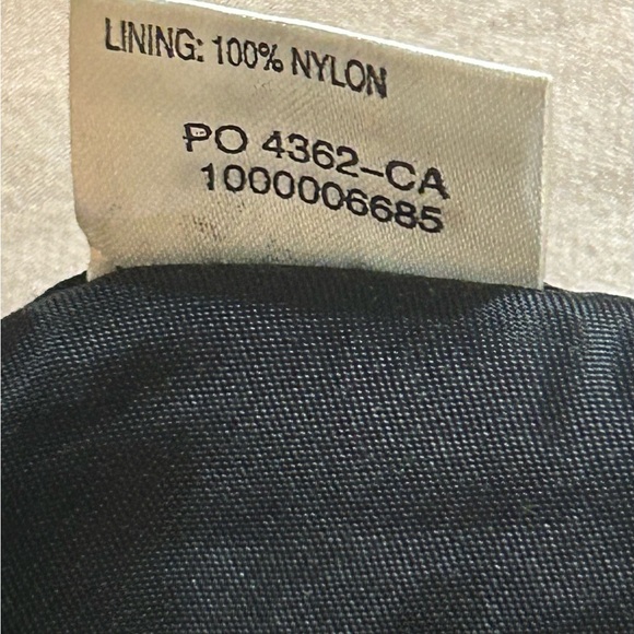 THE SAK -BLACK BAG  BODY:100%POLYPROPYLENE STRAP: 100% LEATHER LINING:100% NYLON - Picture 9 of 9